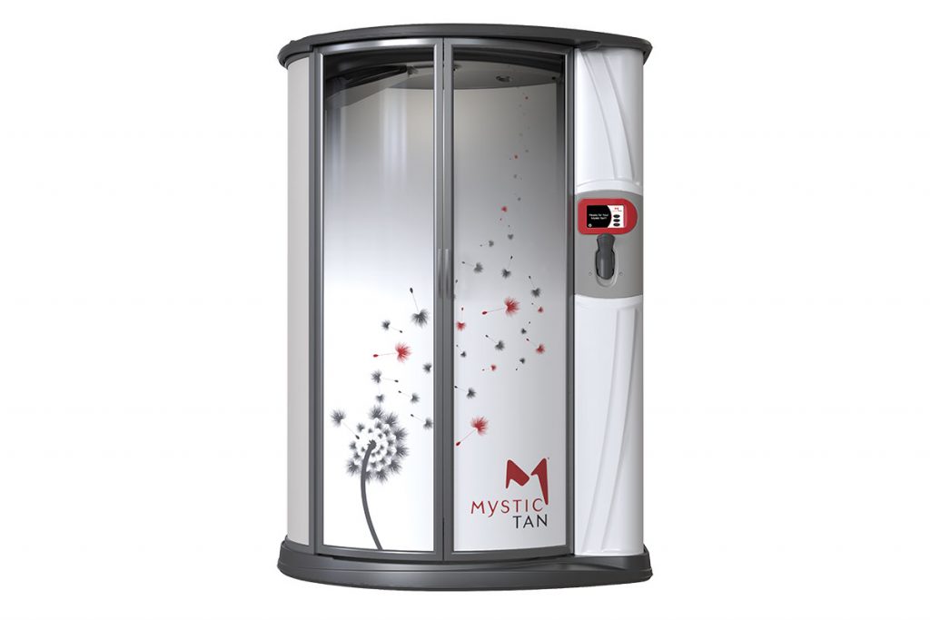 mystic tan spray tanning booth